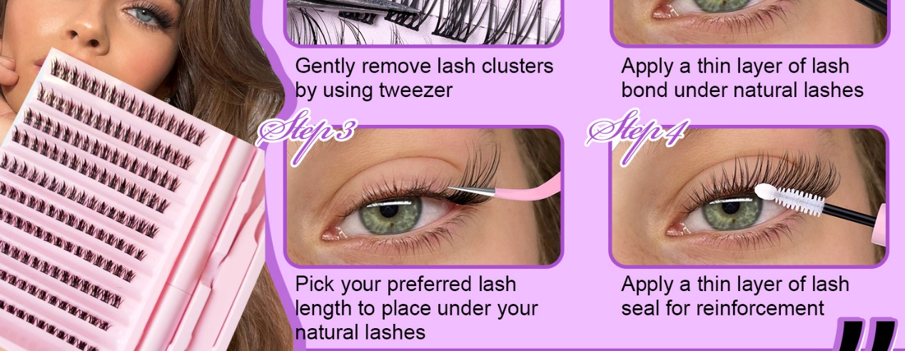 Word prachtig met doe-het-zelf zelfklevende wimperextensions: een complete gids