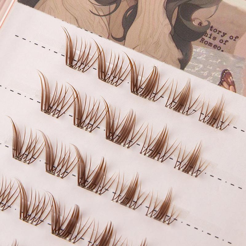 Onthult verbluffende wimperclusters: moeiteloos schoonheid met vooraf geplukte Fox Lash-stijlen