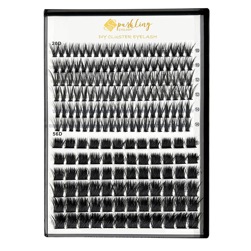 20D 56D DIY wimperverlengingsset met Lash Bond en Remover