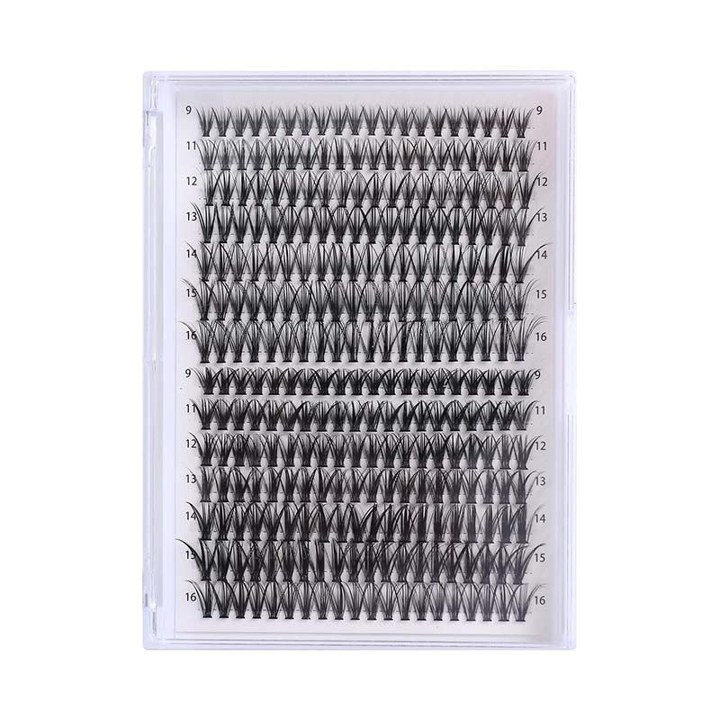 30D 40D 9-18 mm clusterwimpers gemengd dienblad