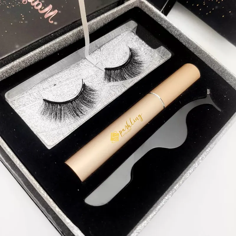 5 Magneten Magnetische Wimpers met Eyeliner