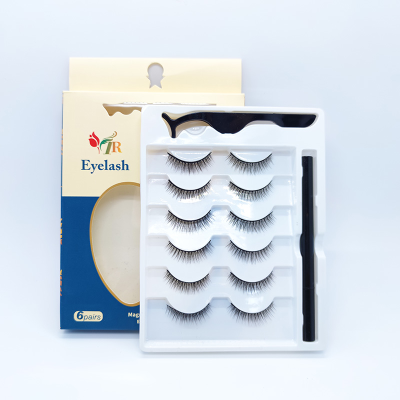 5D False Mink Lashes Zijden wimpers Zachte dramatische natuurlijke look 1 paar