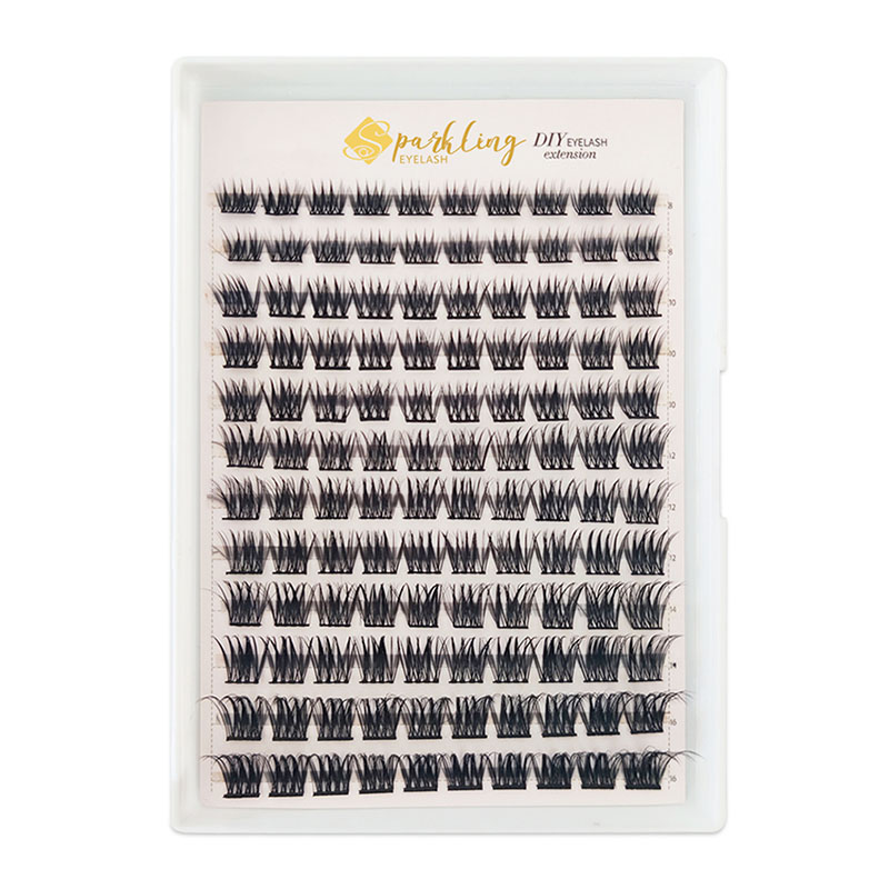 8-16MM pluizige wimperclusters