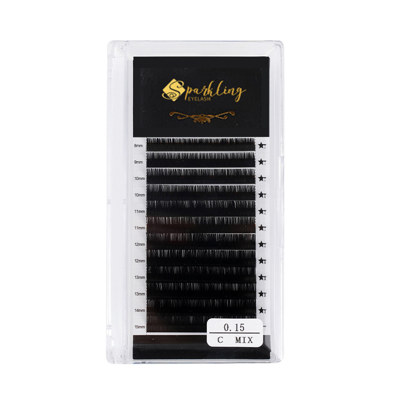 Blooming Volume Wimperextensions 0,05D Mix-8-15mm
