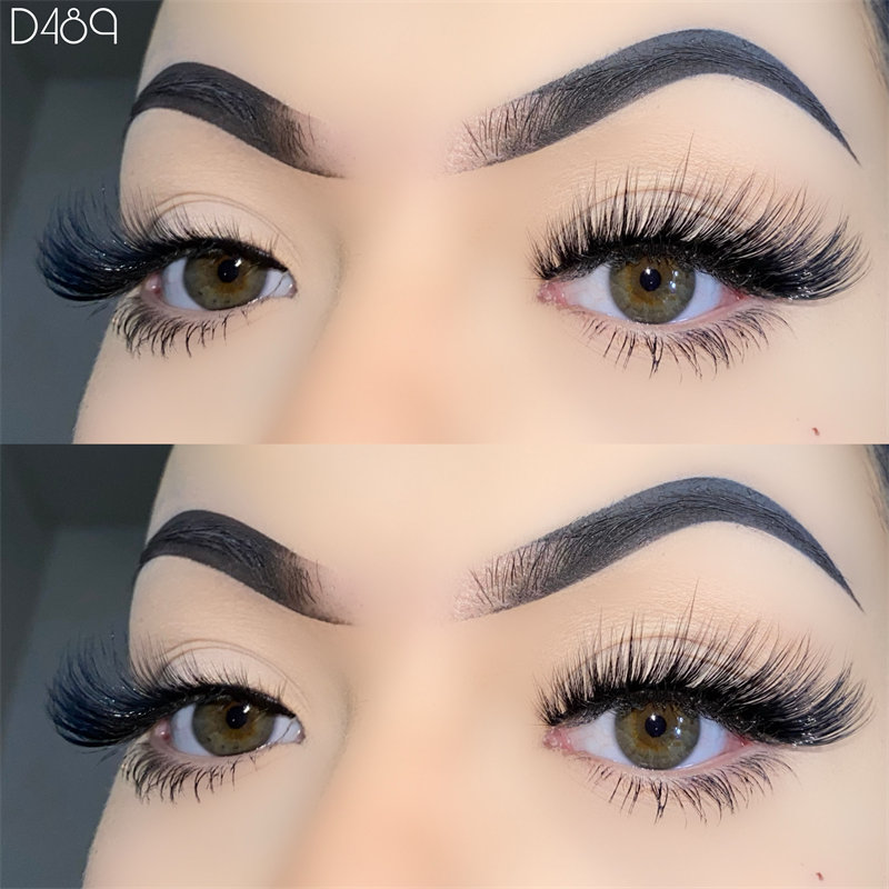 3D Volume Cat-eye wimpers Strip nepwimpers