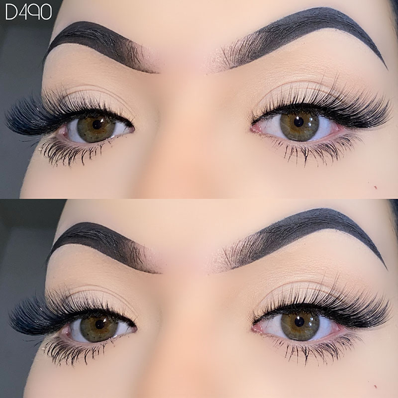 Fluffy Fox Eye Lashes Piekerige Cat Eye wimpers